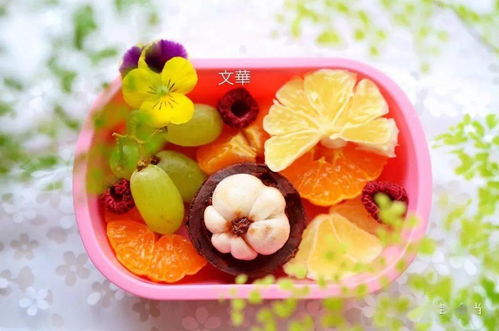 便当盒里的缤纷水果世界